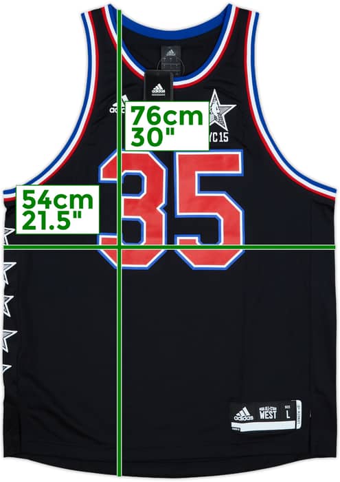 2015 NBA All-Star Team West Durant #35 adidas Jersey (L)