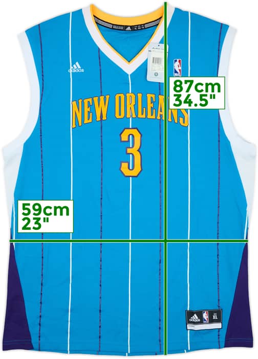 2010-11 New Orleans Pelicans Paul #3 adidas Away Jersey (XL)