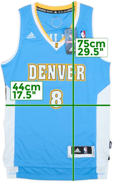2011-14 Denver Nuggets Gallinari #8 adidas Swingman Away Jersey (XXS)