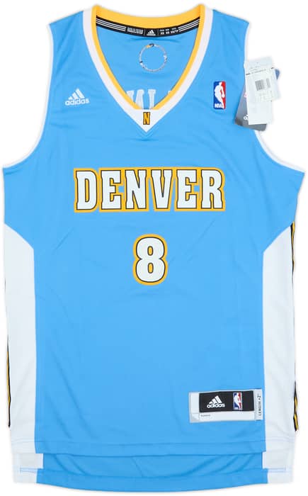 2011-14 Denver Nuggets Gallinari #8 adidas Swingman Away Jersey (XS)