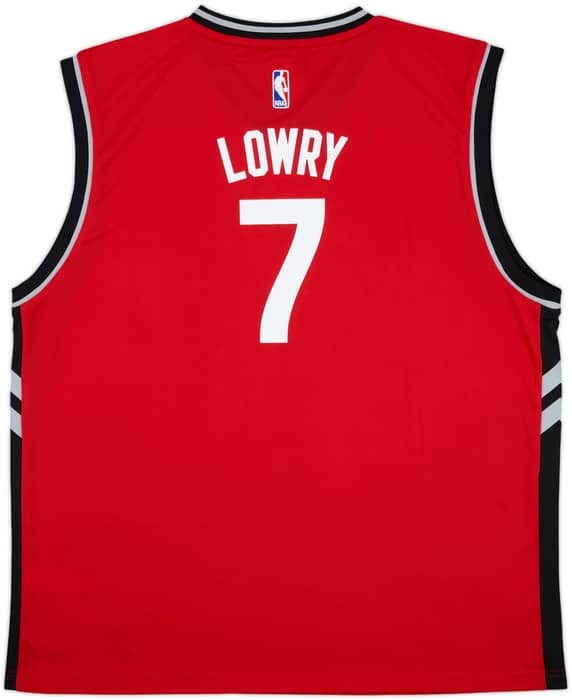 2015-17 Toronto Raptors Lowry #7 adidas Away Jersey (XXL)