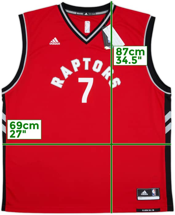 2015-17 Toronto Raptors Lowry #7 adidas Away Jersey (XXL)