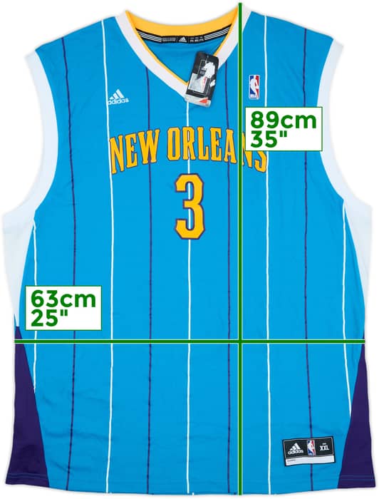 2010-11 New Orleans Pelicans Paul #3 adidas Away Jersey (XXL)