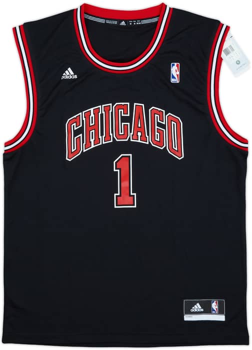 2010-14 Chicago Bulls Rose #1 adidas Alternate Jersey (M)