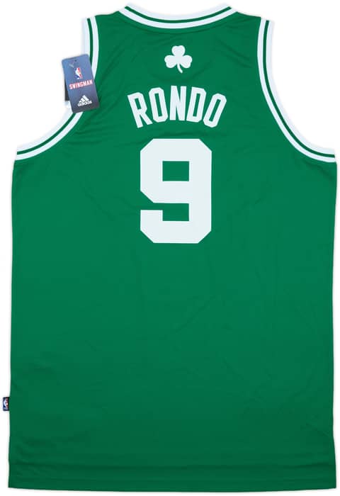 2010-14 Boston Celtics Rondo #9 adidas Swingman Away Jersey (L)