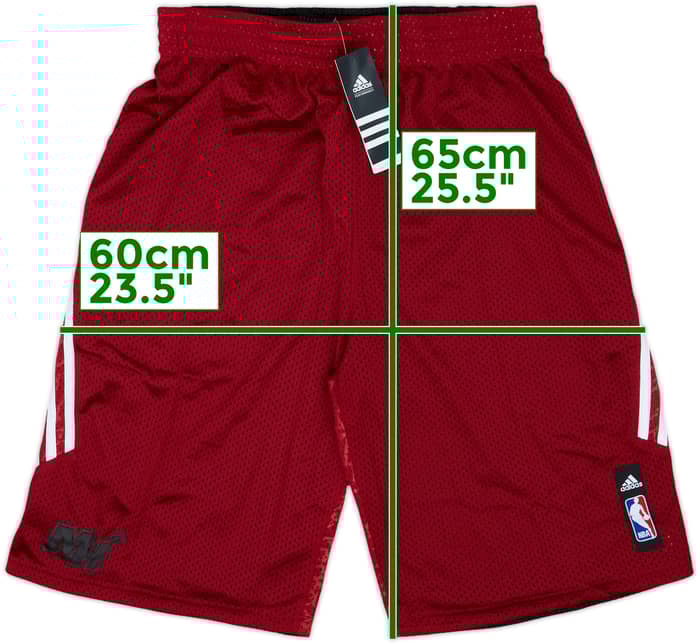 2013-14 Miami Heat adidas Reversible Training Shorts (L)