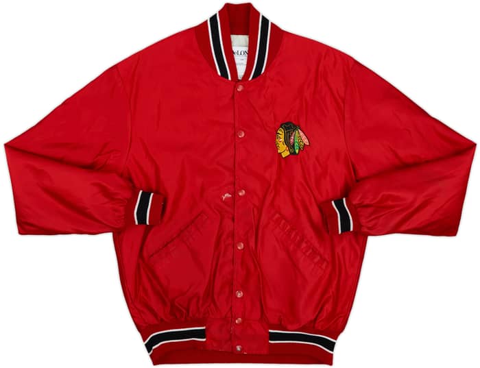 1990s Chicago Blackhawks DeLong Satin Varsity Jacket - 5/10 - (M)