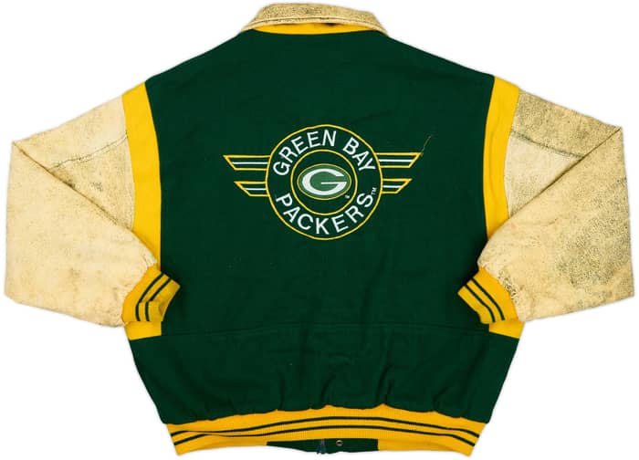 1980s Green Bay Packers Logo 7 Varisty Jacket - 5/10 - (XL)