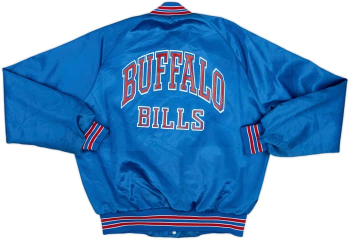 1990s Buffalo Bills Chalk Line Satin Varsity Jacket - 3/10 - (L)