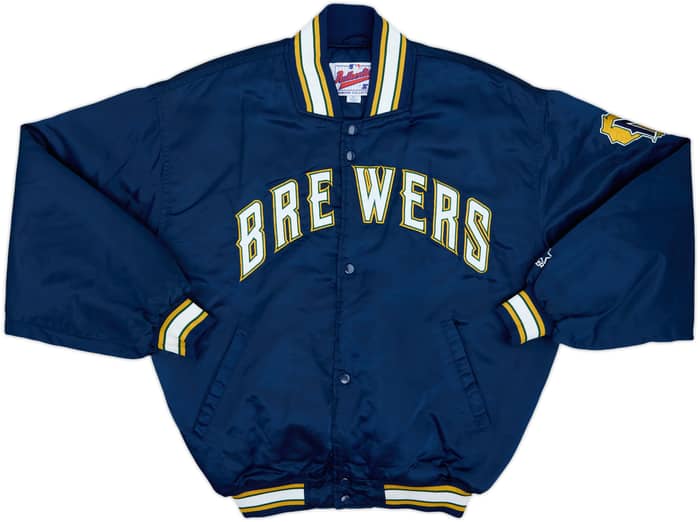 1994-99 Milwaukee Brewers Starter Satin Varsity Jacket - 9/10 - (L)