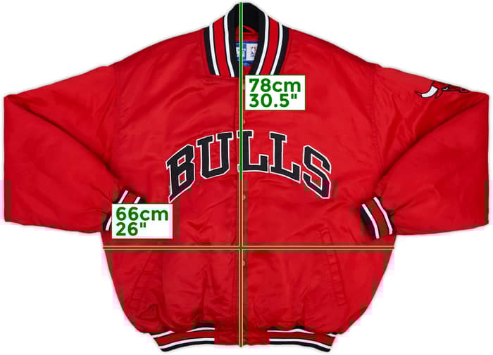 1990s Chicago Bulls Starter Satin Varsity Jacket - 7/10 - (XL)
