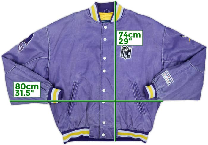 1990s Minnesota Vikings Campri Teamline Varsity Jacket - 8/10 - (L)