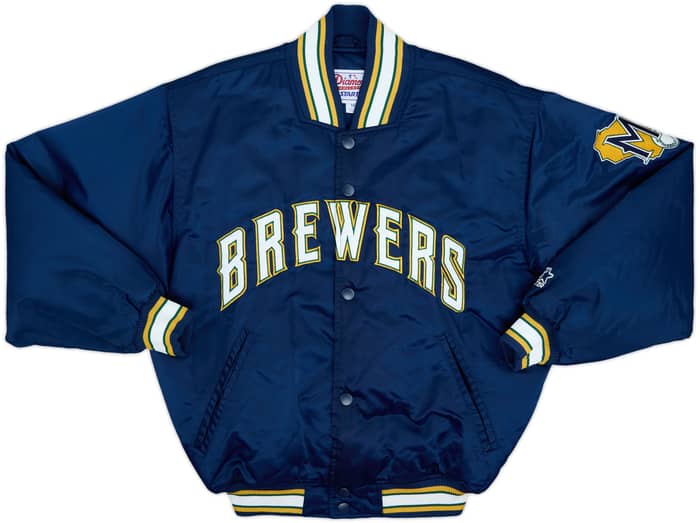 1994-99 Milwaukee Brewers Starter Satin Varsity Jacket - 9/10 - (M)
