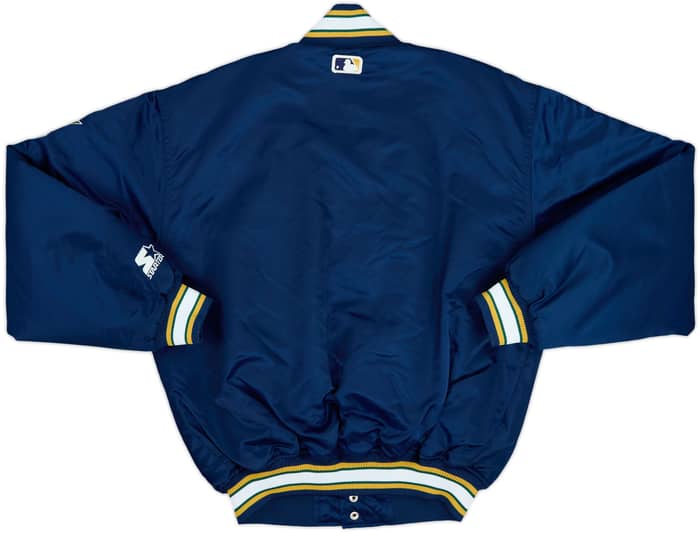 1994-99 Milwaukee Brewers Starter Satin Varsity Jacket - 9/10 - (M)