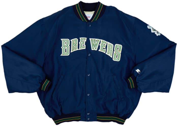 1994-99 Milwaukee Brewers Starter Varsity Jacket - 8/10 - (XL)
