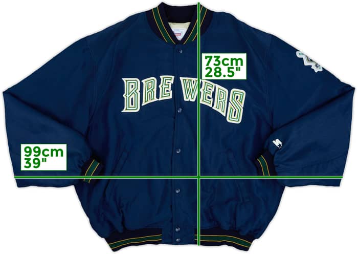 1994-99 Milwaukee Brewers Starter Varsity Jacket - 8/10 - (XL)