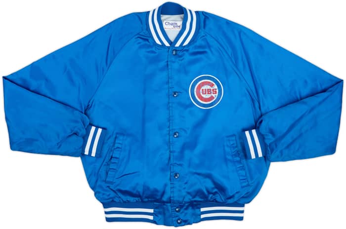 1990s Chicago Cubs Chalk Line Satin Varsity Jacket - 7/10 - (L)