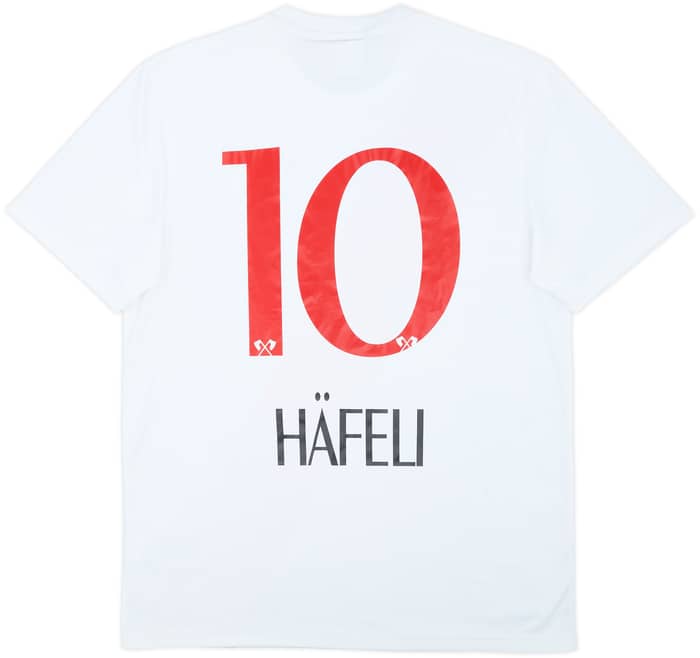 Camiseta de local del FC Biel/Bienne 2015-16 Hafeli #10 - 6/10 - (M)