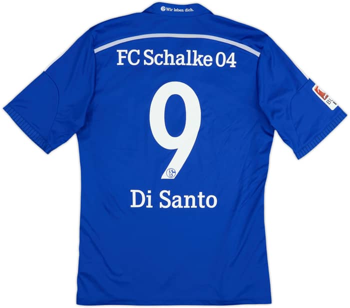 2014-16 Schalke Home Shirt Di Santo #9 - 8/10 - (L)