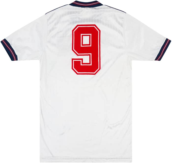 1985 England U-16 Match Issue Home Shirt #9 (Robins)