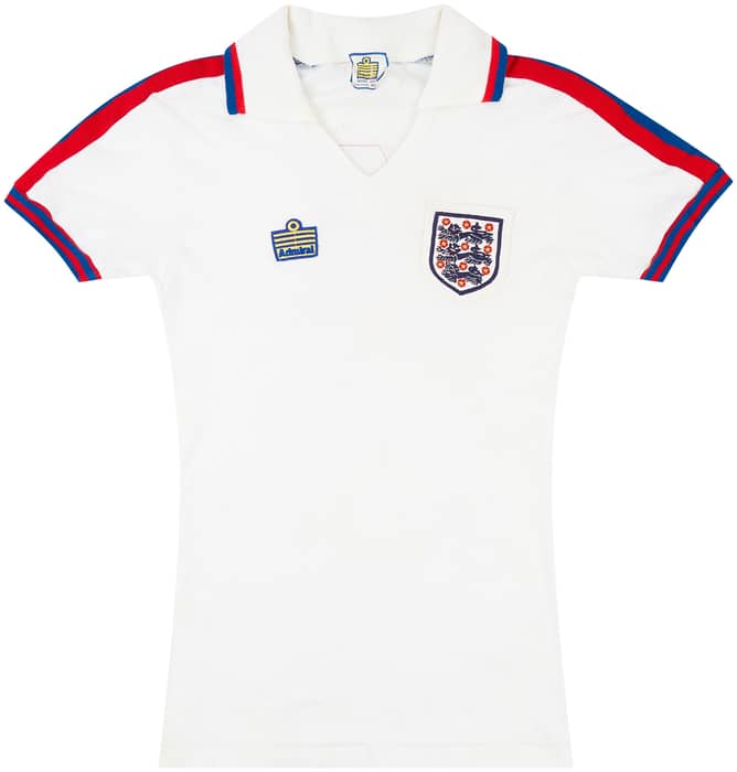 1978-80 England Match Issue Home Shirt #4 (Thompson)