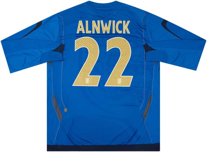 2007 England U-21 Match Issue GK Shirt Alnwick #22