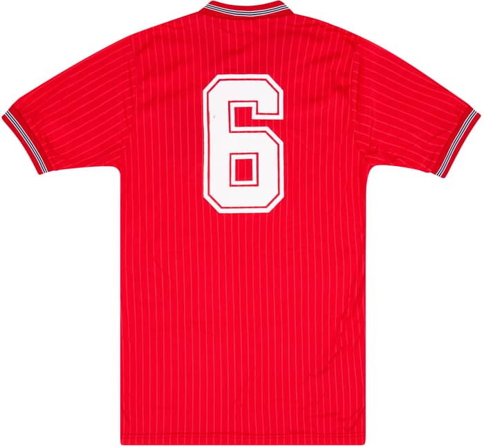 1984-86 England U-21 Match Issue Away Shirt #6 (Parker)