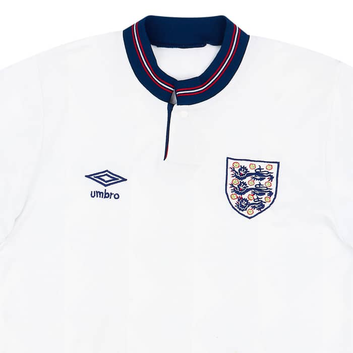 1987-90 England Home Shirt - 6/10 - (S)