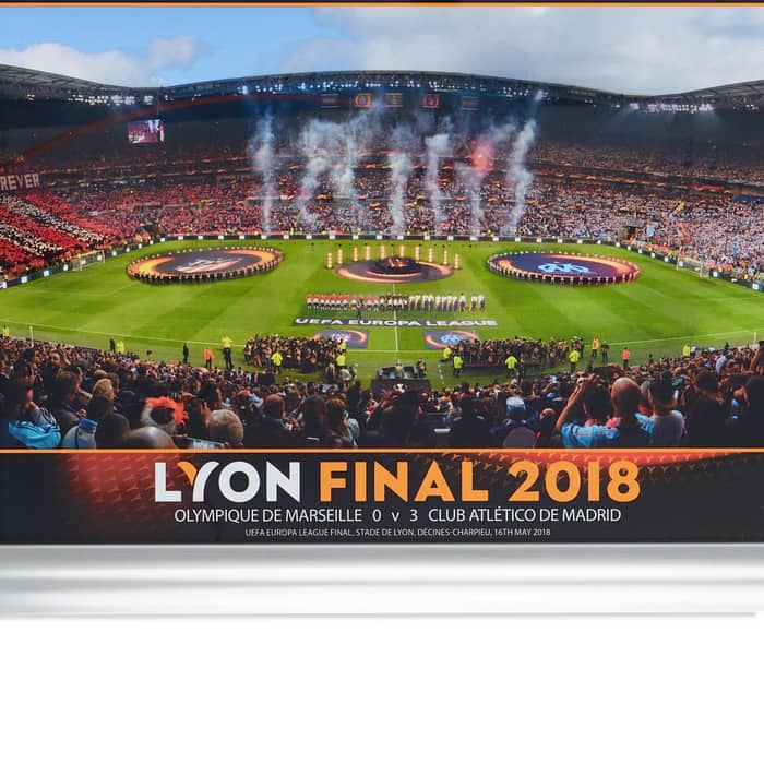 2018 Europa League Final Lyon Framed Picture