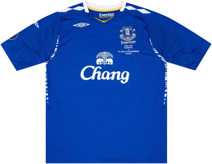 2007-08 Everton Match Issue UEFA Cup Home Shirt Boyle #29 (v Zenit)