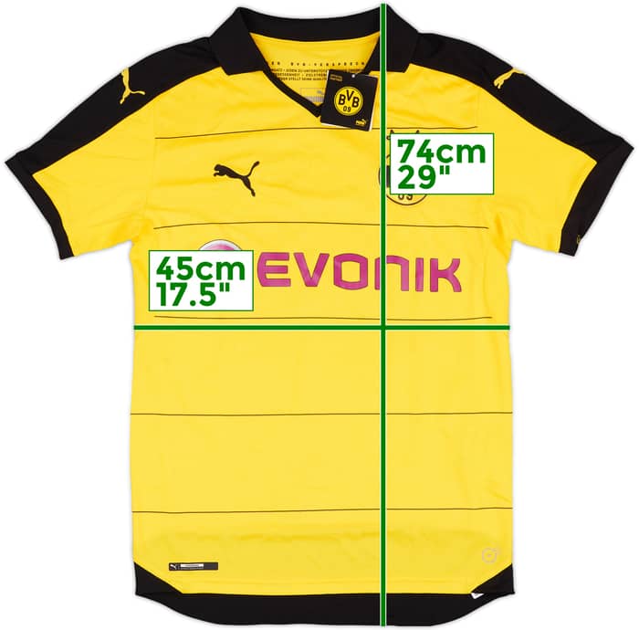2015-16 Borussia Dortmund Home Shirt Sokratis #25 (S)