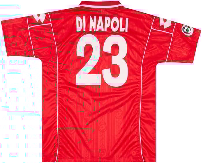 1999-00 Piacenza Match Worn Home Shirt Di Napoli #23 (v Verona)