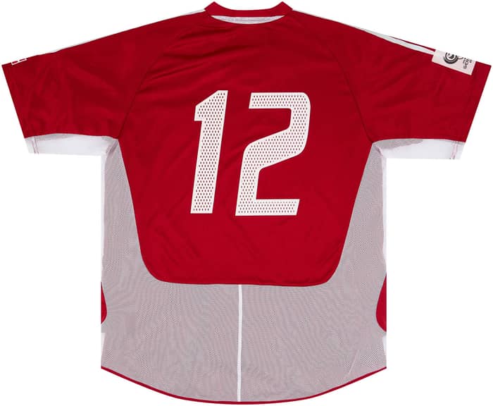 2004-05 Denmark Match Issue Home Shirt #12
