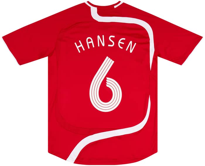 2007 Denmark Women Match Issue World Cup Home Shirt Hansen #6