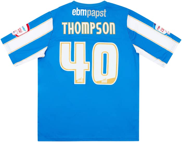 2012-13 Colchester United Match Issue Home Shirt Thompson #40