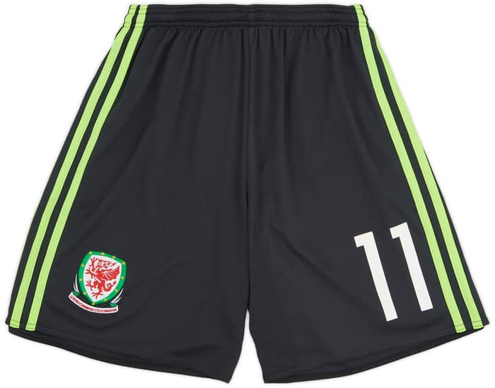 2016-17 Wales Player Issue Away Shorts - 7/10 - (S)