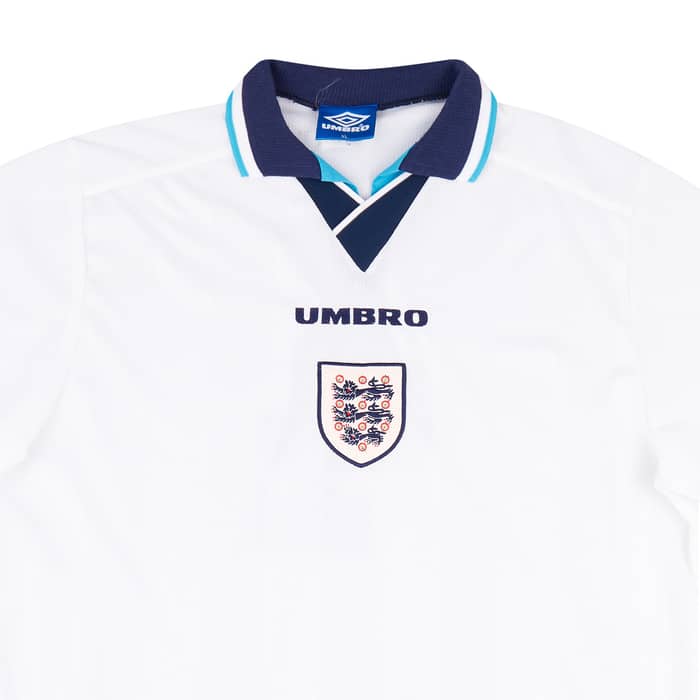 1995-97 England Match Issue Home Shirt #4