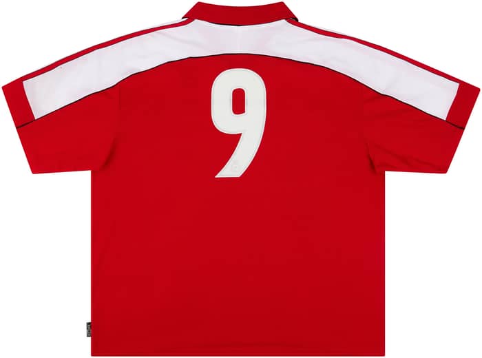 2000-01 Fulham Match Issue Signed Away Shirt #9 (Boa Morte)