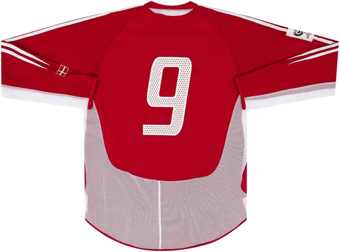 2005 Denmark Match Worn Home L/S Shirt #9 (Tomasson) v Kazakhstan