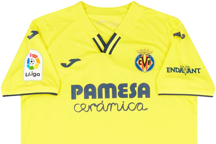2021-22 Villarreal Match Issue Home Shirt Iborra #10