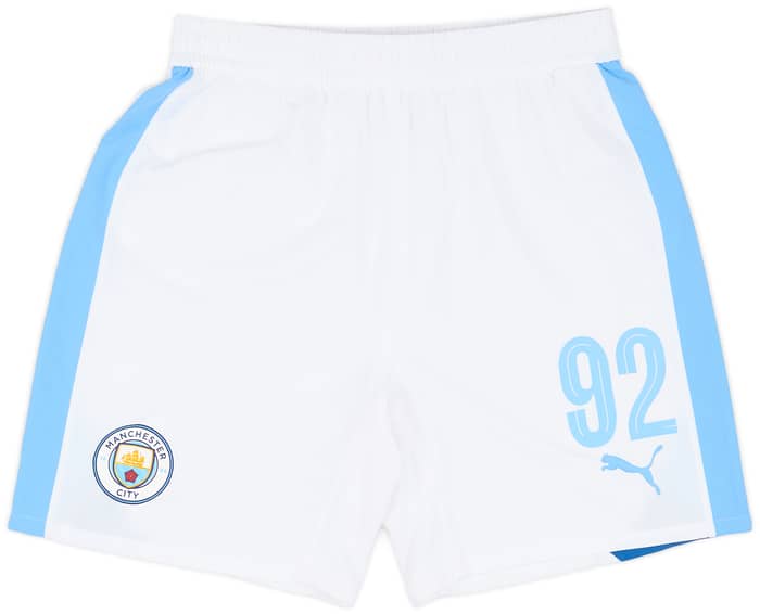 2023-24 Manchester City Player Issue Home Shorts # - 6/10