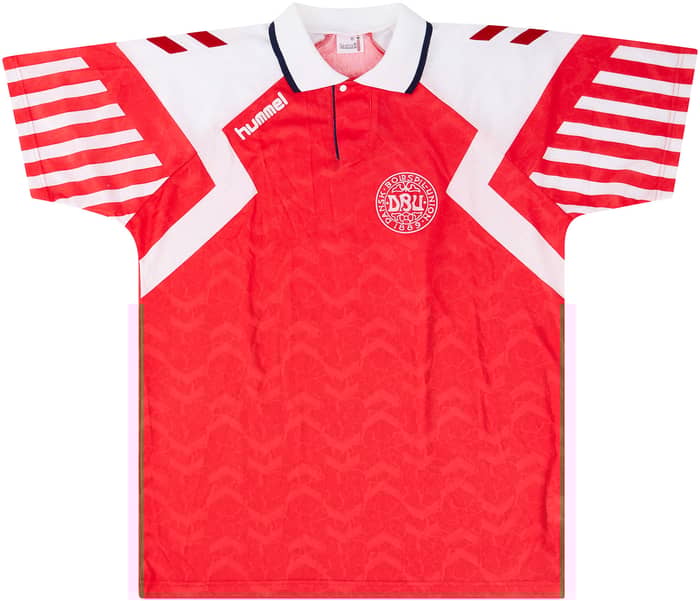 1992-93 Denmark Match Issue Home Shirt #4 (Rieper)