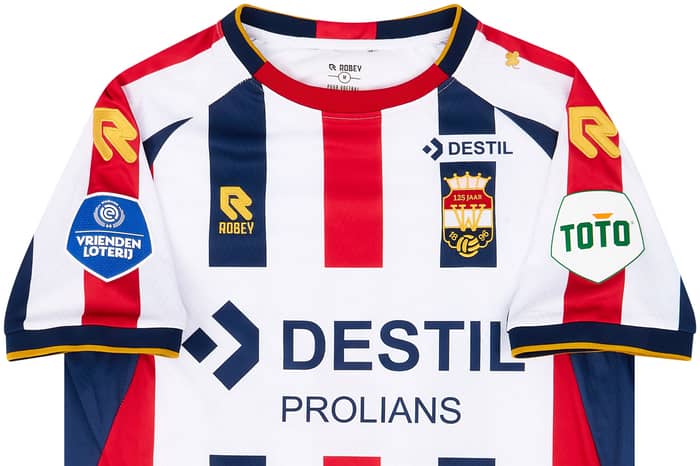 2021-22 Willem II Match Issue Home Shirt Zuijderwijk #12
