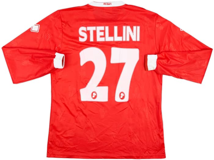 2007-08 Bari Match Issue Away L/S Shirt Stellini #27