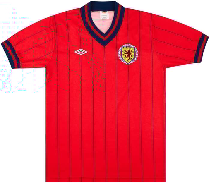 1982-85 Scotland Match Issue Away Shirt #13 (Stewart)