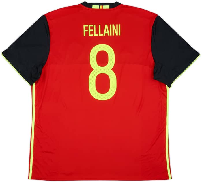 2016-17 Belgium Home Shirt Fellaini #8 - 10/10 - (XXL)