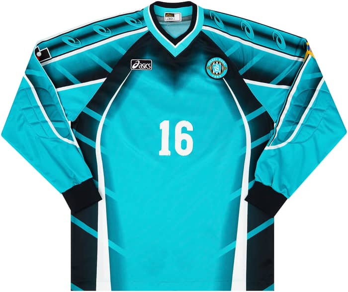 2003 Vissel Kobe Match Issue GK Shirt #16 (Iwamaru)
