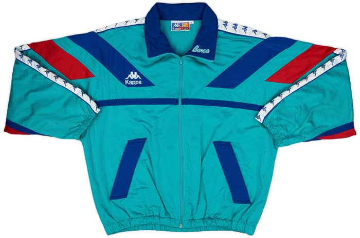 1992-95 Barcelona Kappa Tracksuit - 9/10 - (XL.Boys)