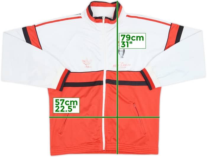 1990-92 AC Milan adidas Track Jacket - 5/10 - (XL)