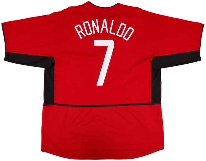 2002-04 Manchester United Home Shirt Ronaldo #7 - 5/10 - (XXL)